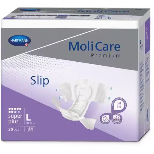 Σλιπ ακράτειας 8 σταγόνων Hartmann MoliCare Premium Slip Super Plus νύχτας