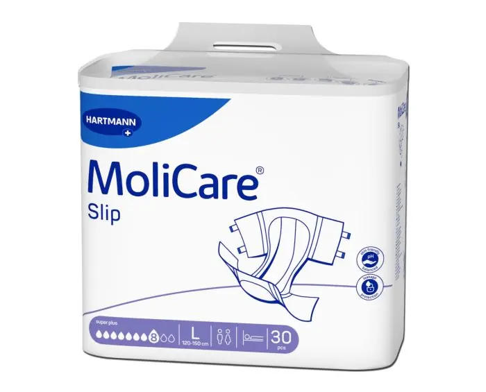 Σλιπ ακράτειας 8 σταγόνων Hartmann MoliCare Premium Slip Super Plus νύχτας - Image 2