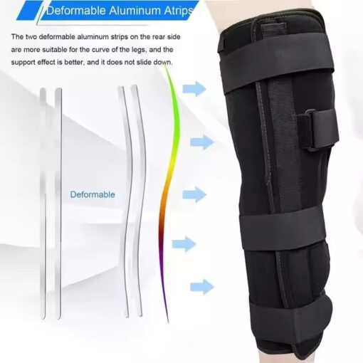 Νάρθηκας έκτασης γόνατος με μπανέλες M&B Health - Image 3