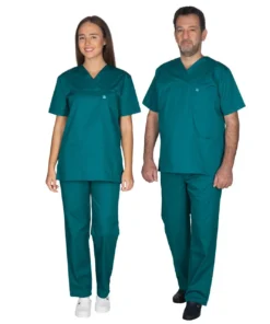 Unisex ιατρική στολή σε σκούρο πράσινο