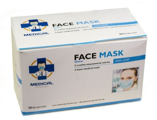 Χειρουργική μάσκα προστασίας 3ply Medical Protection
